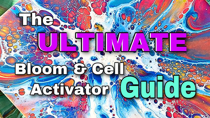 4 Oz Bottle of celltastic Cell Activator for Blooms Pouring and Swipes.  Cell Activator, Bloom Pouring, Fluid Art, Acrylic Paint 1 Bottle 