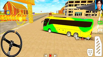 US Coach Bus Driving Game - Real Bus Simulator Game 3D - Android GamePlay