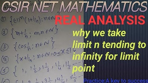 Examples of derived set|| CSIR NET MATHEMATICS|| REAL ANALYSIS