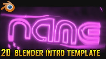 [BEST] Blender 2D Sync Lightning intro template #1 (Free download)