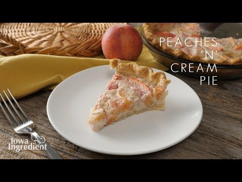 Grandma Betty’s Peaches ‘n’ Cream Pie