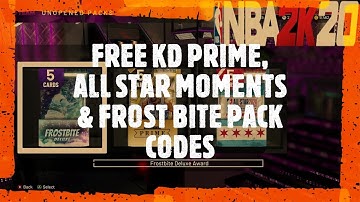 Free KD PRIME Series Pack & All Star Locker Code | NBA 2K20 MyTeam