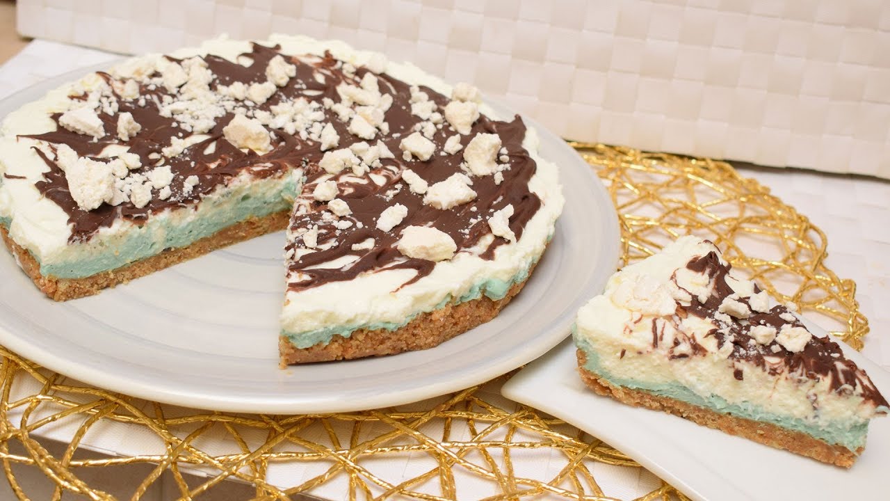 TORTA FREDDA ALLA MENTA e crema al latte