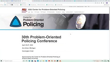 CPC Community & Problem-Oriented Policing (CPOP) Work Group Meeting - January 2022