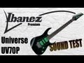 Ibanez Premium Universe UV70P sound test - Neogeofanatic