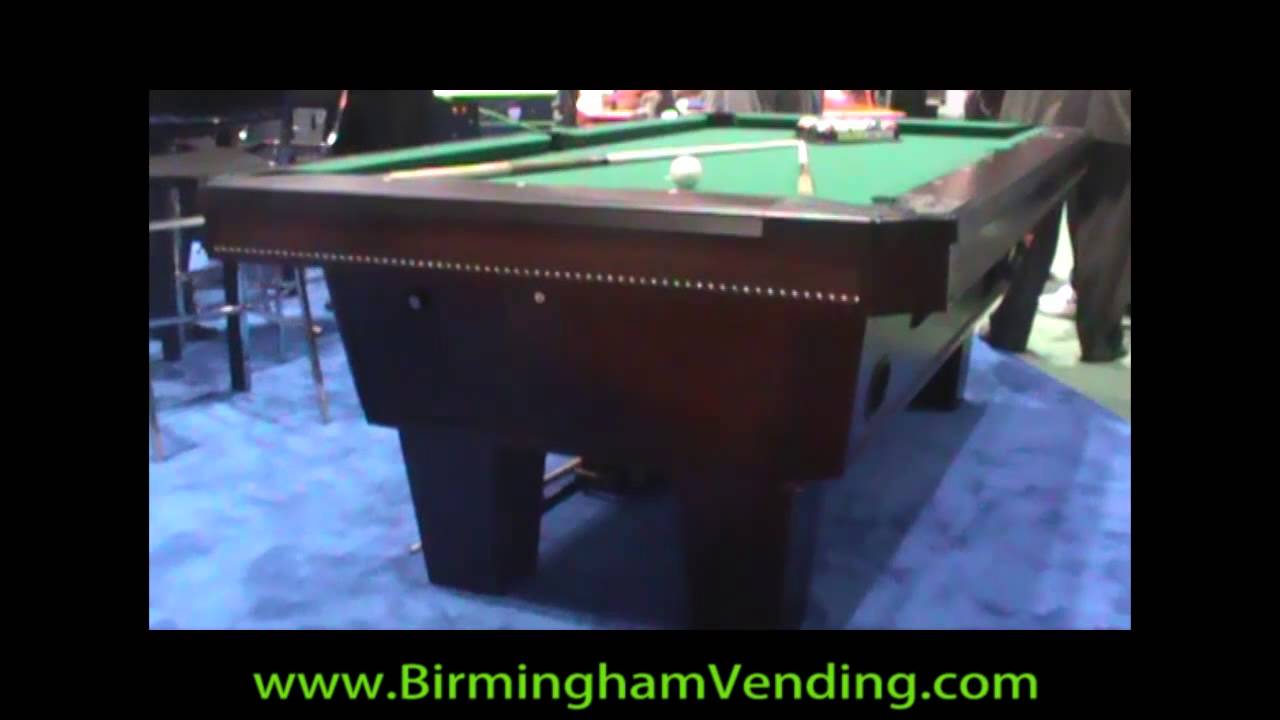 Valley Top Cat Pool Table by Birmingham Vending YouTube