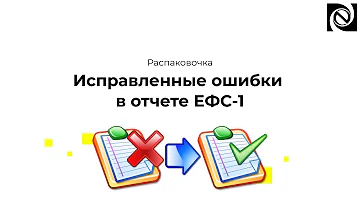 Как исправить ошибки в отчете Ефс 1