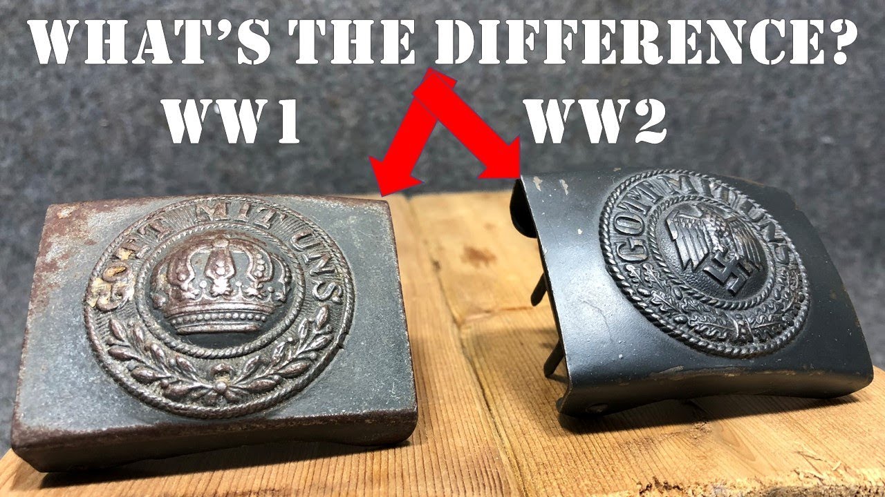 What Is The Difference Between Ww1 And Ww2 German Belt Buckles?