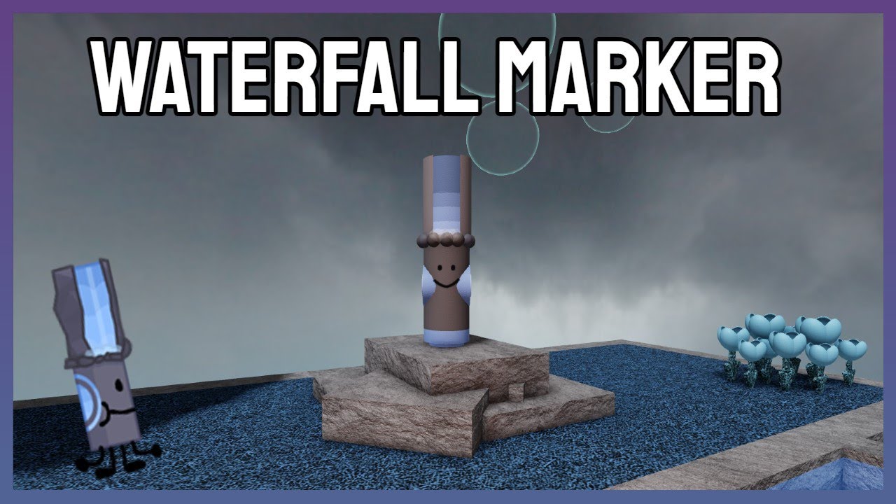 How to find the "Waterfall" Marker ROBLOX FIND THE MARKERS YouTube