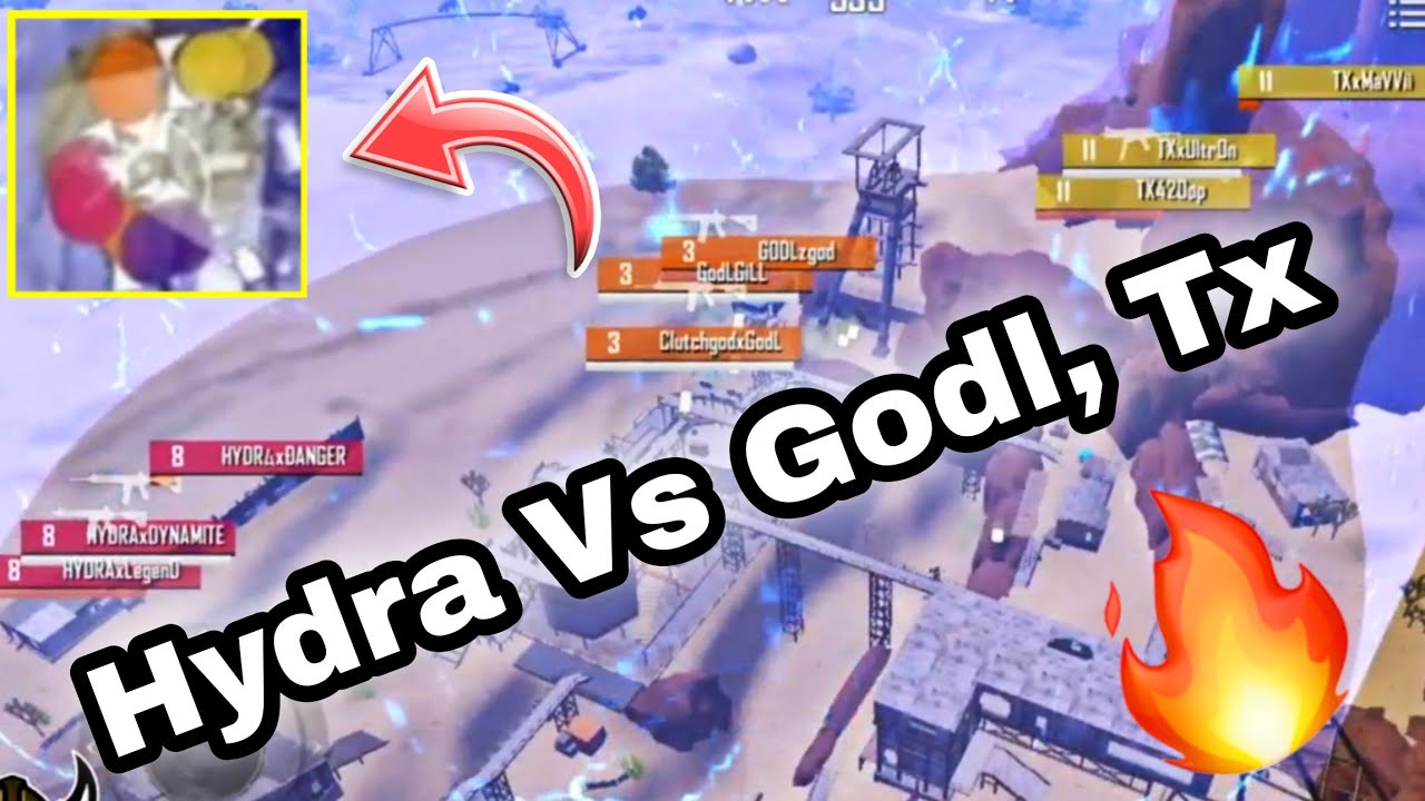 🐉Hydra Vs Godl💛, Tx Last Zone🥵 M.R yt