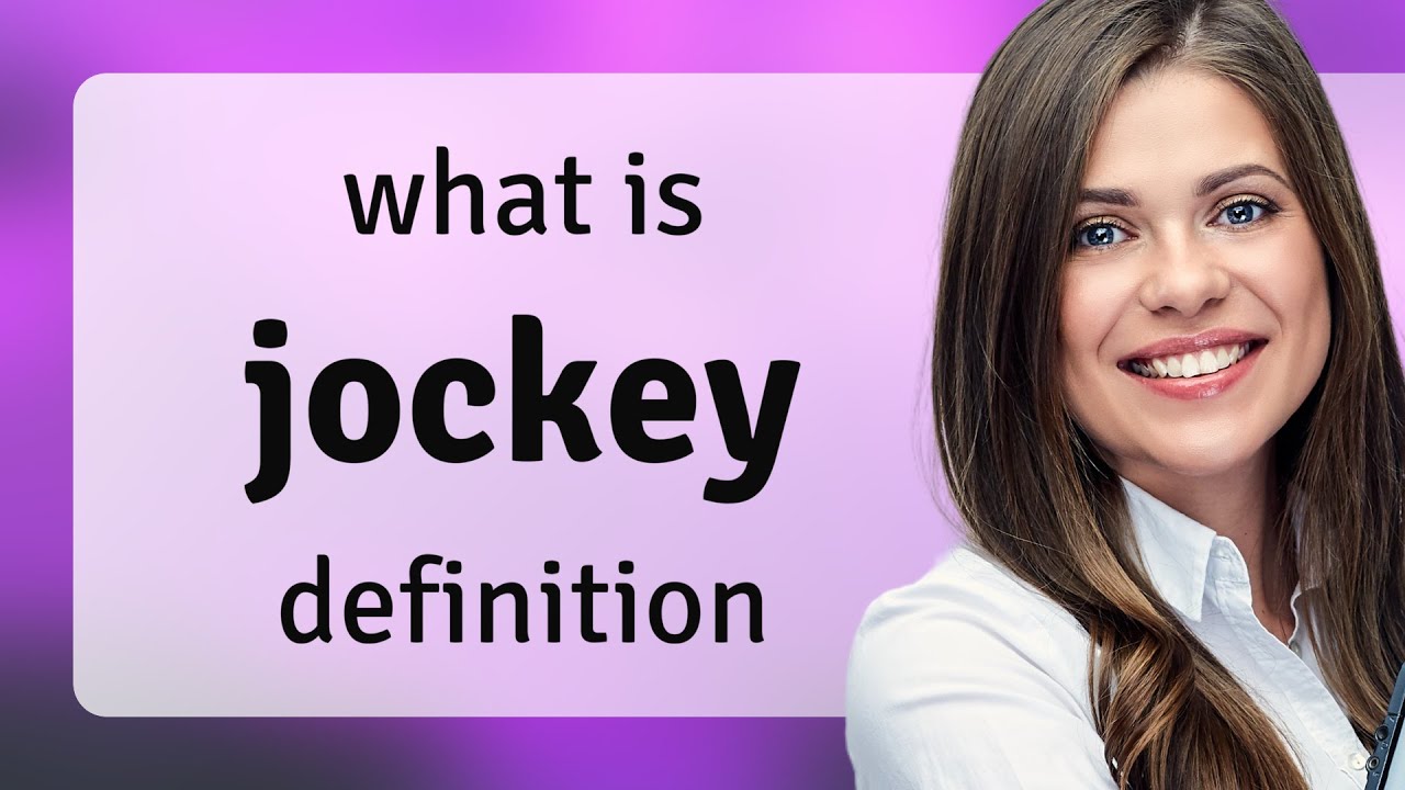 Jockey • definition of JOCKEY YouTube