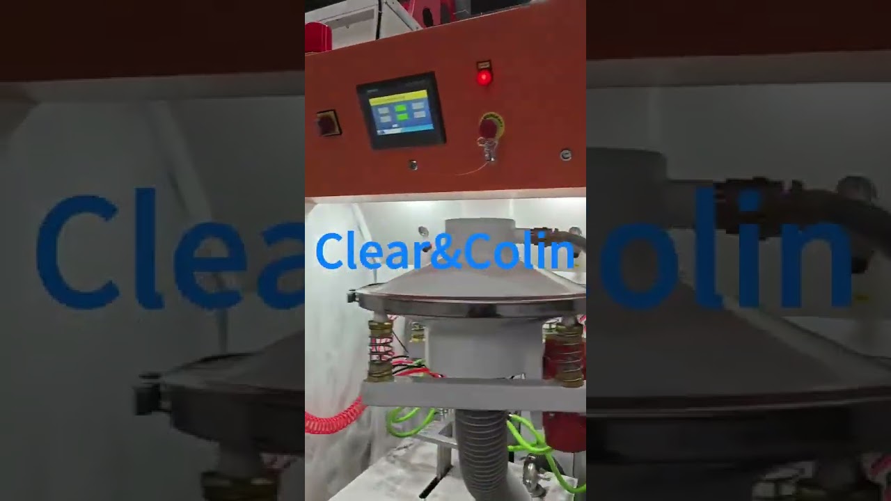 Powder coating production line processing of large shock-absorbing springs 