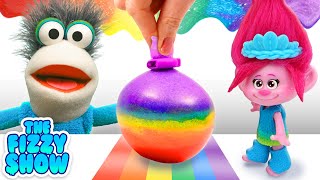 Fizzy & Trolls Poppy & Branch Learn Colours & Make A Rainbow Squishy | Fun Videos For Kids