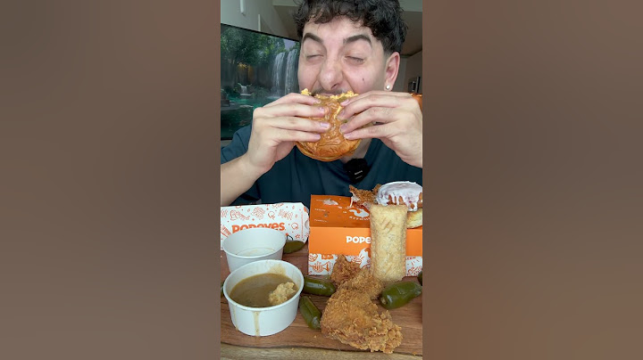 Looks like @popeyes was on his Best Behavior 🤯🔥 #popeyes #popeyeschicken #popeyeschickensandwich