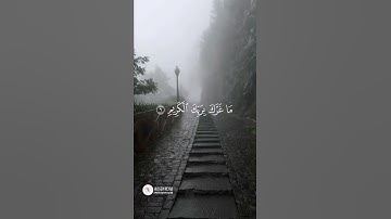 يا أَيُّهَا الإنسانُ مَا غَرَّكَ بِرَبِّكَ الكَرِيمِ #سورة_الإنفطار#المنشاوي #القرآن_الكريم #القرآن