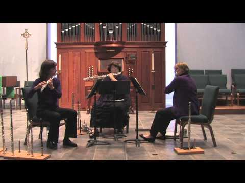 Elle Flute Trio plays Pavane by Ravel, with d'amor...