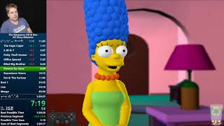 The Simpsons: Hit & Run All Story Missions Speedrun in 1:26:14