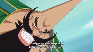 Garp VS Don Chinjao Confronto de Haki