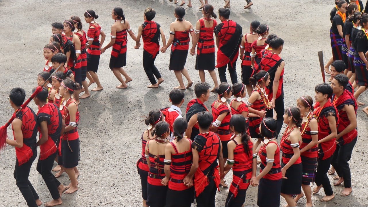 YIMKHIUNG STUDENT SAO CHANG COLLEGE #culturalday #folk dance #college #india #nagaland #Yimkhiung