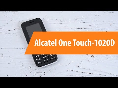 Распаковка Alcatel One Touch-1020D / Unboxing Alcatel One Touch-1020D