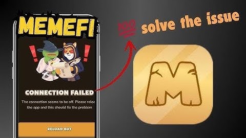 Memefi Connection Failed Problem Solution | Memefi Connection failed error issue solved