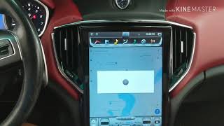 Tesla Vs Maserati Ghibli Huge Touch Screen