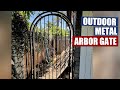 Outdoor Metal Arbor Gate Build | JIMBO&#39;S GARAGE #metal #fabrication #welding