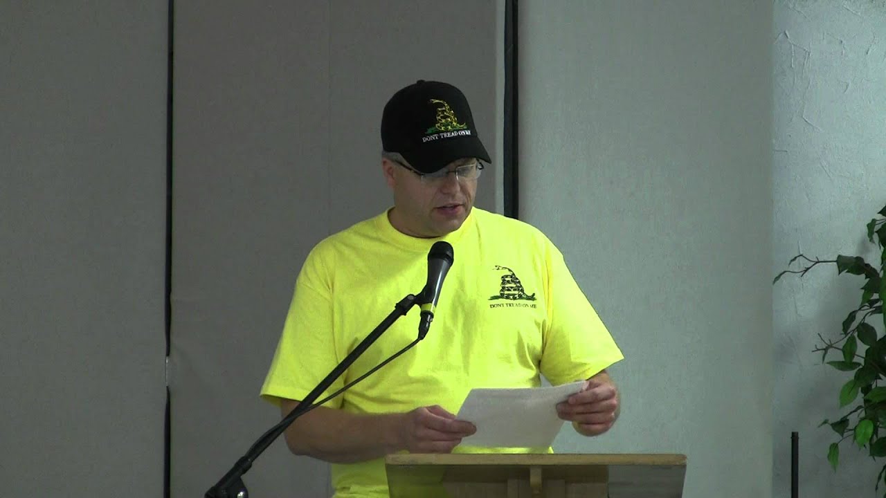 Joe Olson at the Owen County Tea Party - 9-17-2011