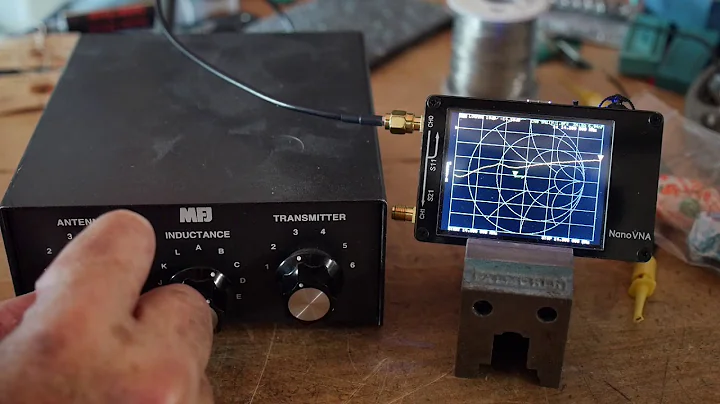 #358 NANOVNA tuning antenna with a transmatch