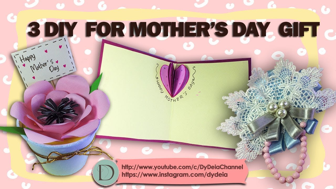 3 Diy Membuat Hadiah Untuk Hari Ibu 3 Diy Mother S Day Gifts Youtube