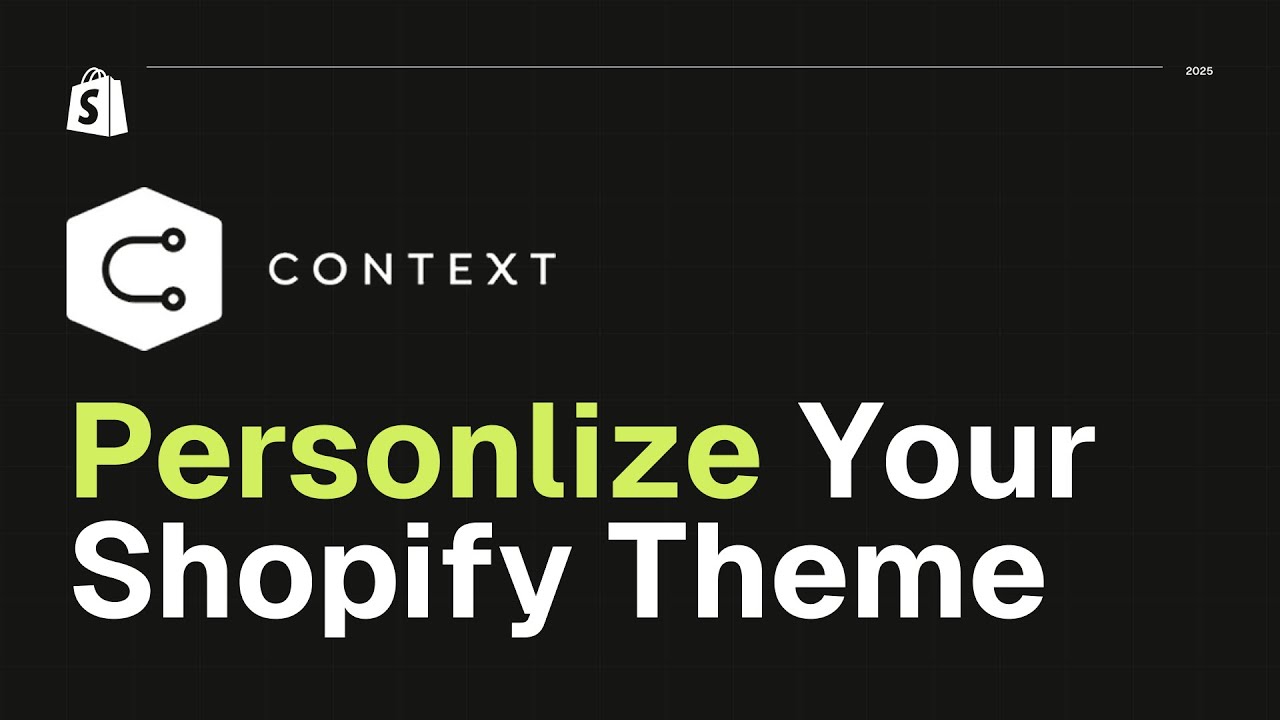 Personalize Your Shopify Theme for Black Friday (Using Context) - YouTube