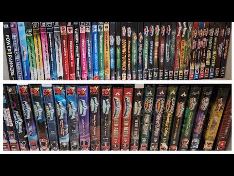 MY Power Rangers DVD VHS Collection Update Unboxing 47 NEW Items Full Collection 95 Total