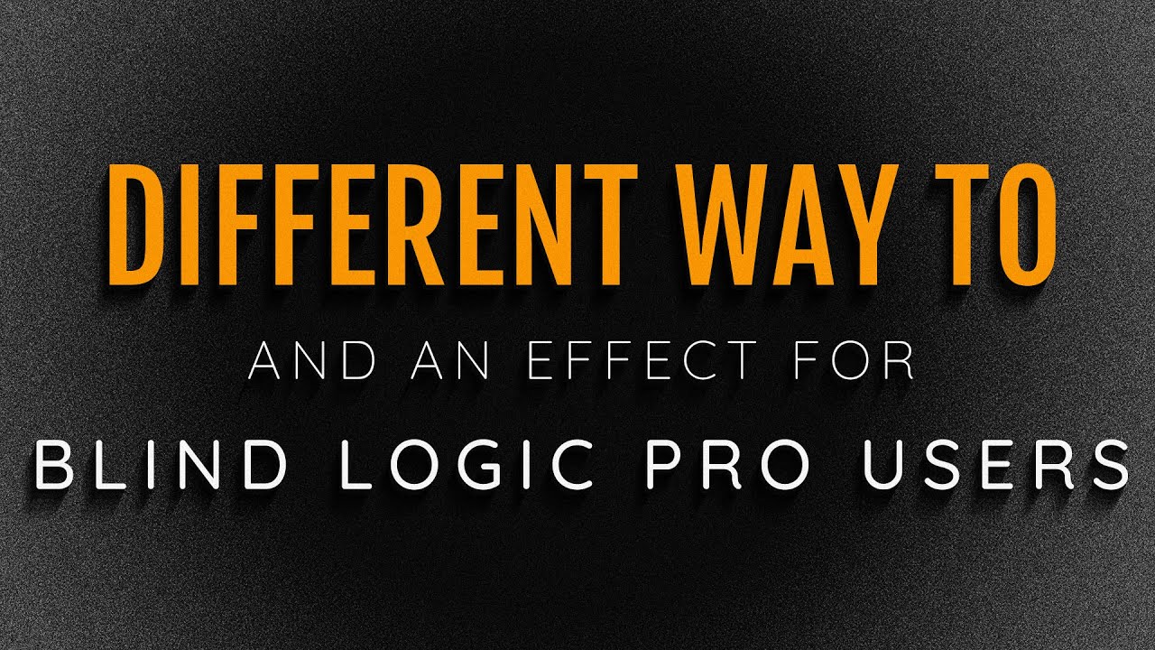 QuickTip The Different ways To Add An effect To A Track In Logic Pro