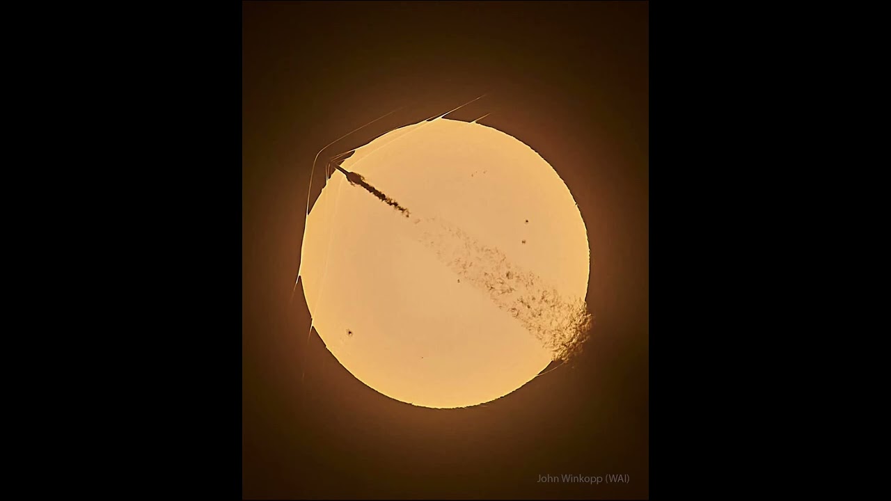 2026 June 15 - Triple Shockwave from Sun Crossing Rocket - YouTube