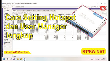 Full Mikrotik and Userman Settings for Vocheran Hotspot