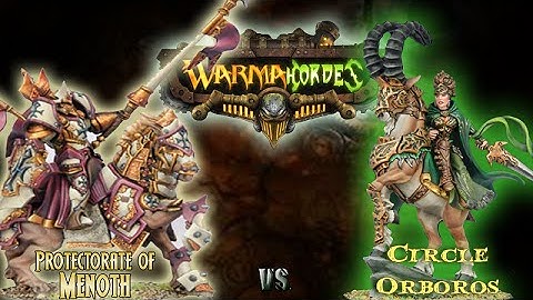 Mk2 Warmachine & Hordes - Menoth (Kreoss3) vs. Circle Orboros (E-Morvahna) - 50pt Battle Report