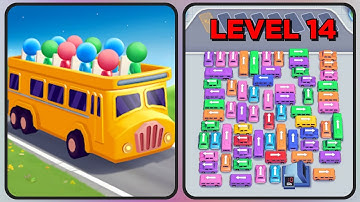 Bus Out Level 14 Game Walkthrough || Bus Out - Bus Jam Puzzle Game Answers