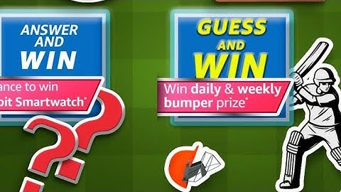 Amazon Guess And Win Quiz Answers Today | 18 April 2021