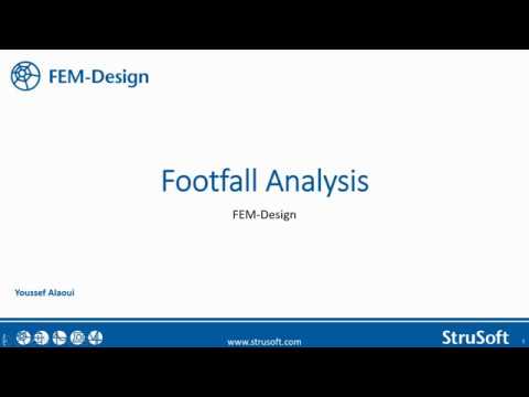 Webinar: Footfall Analysis in FEM-Design 18