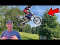 He Disrespected Our Bikes..Raw Yz125 Goes Down Under Pressure!!