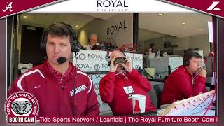 What Coach Saban said at Halftime of Arkansas game to Alabama Radio Crew (2023)