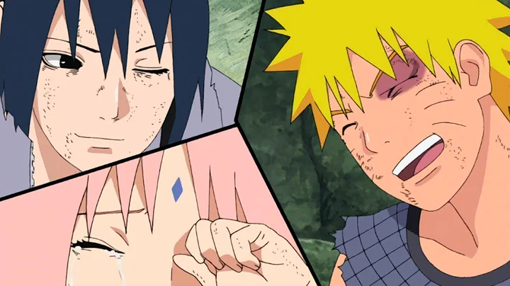 Naruto, Sasuke, Sakura Y Konoha Después De La Guerra - Naruto Y Sasuke Detienen Al Eterno Tsukuyomi