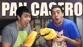 CÓMO HACER PAN CASERO - Cocinando con Jorge y Nacho