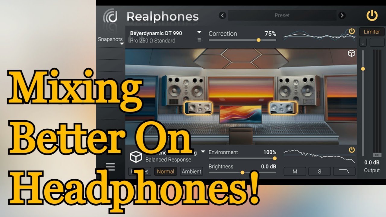 Awesome VST Plugin For Mixing With Headphones - Realphones 2.0 by