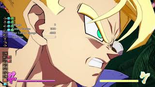 DRAGON BALL FighterZ-Trunks cross up into super