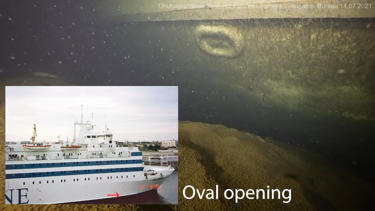 Estonia - Rabes hole in the hull