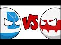 Саратов VS Омск ( Countryballs )