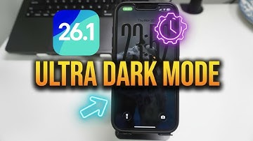 iOS 26.1 - Easy Way To Get Ultra Dark Mode On iPhone