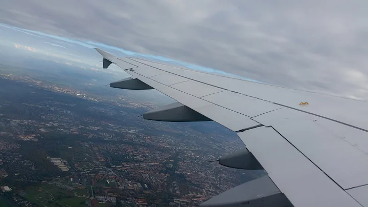 WING VIEW DEPARTURE | Lufthansa Airbus A319 Takeoff at Leipzig Halle Airport