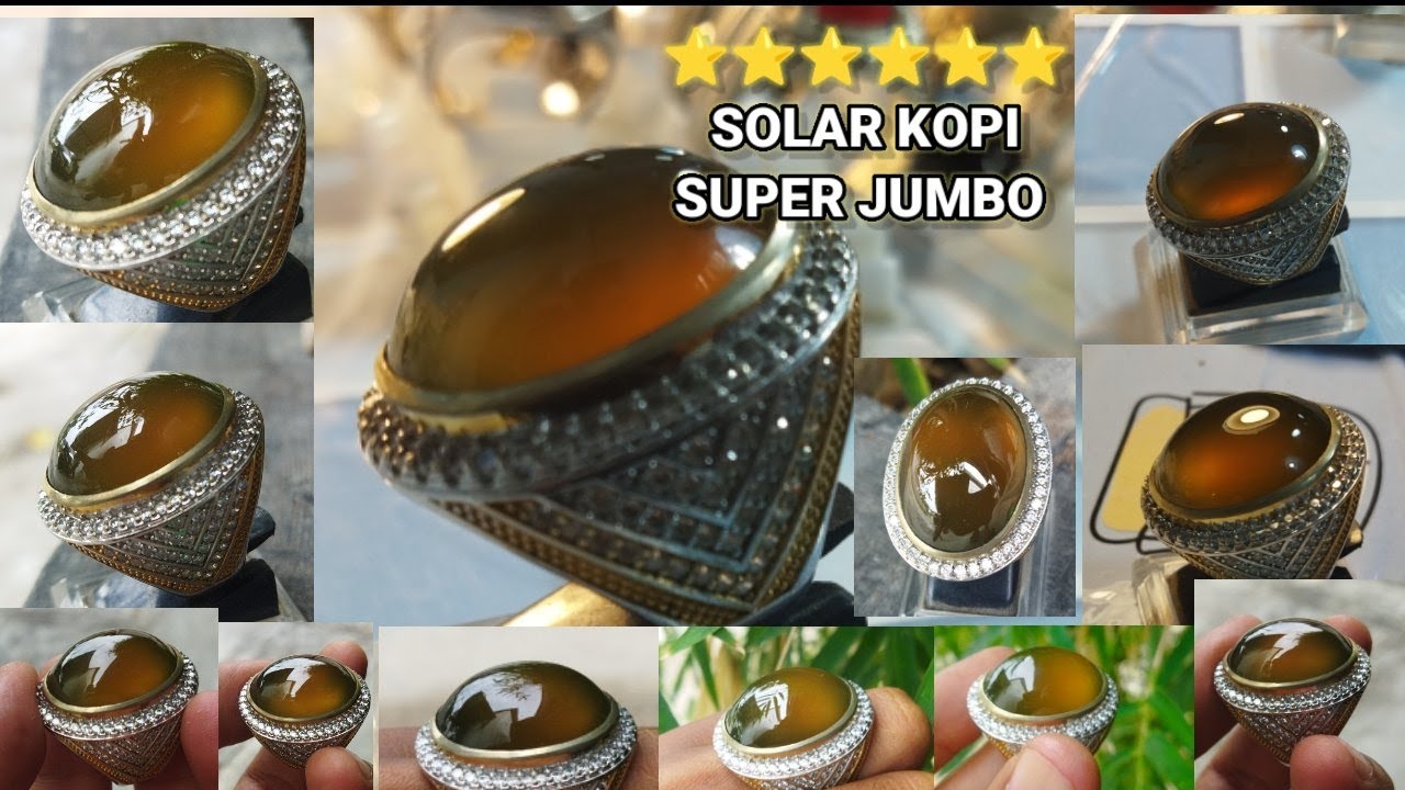 BATU AKIK SOLAR KOPI ACEH NATURAL SUPER KRISTAL GIWANG MANTEP super ...